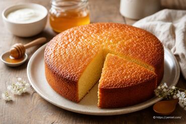 Gâteau yaourt miel : recette moelleuse et facile