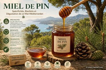 Miel de pin : spécificités, bienfaits et conseils de dégustation