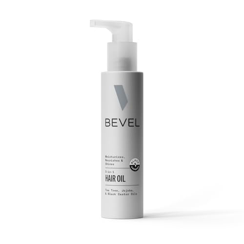 Bevel Huile capillaire 3 en 1 pour cheveux bouclés avec arbr