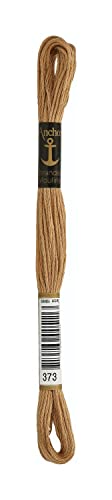 Anchor Sticktwist 4635000-00373 Fil à broder 100% coton Miel