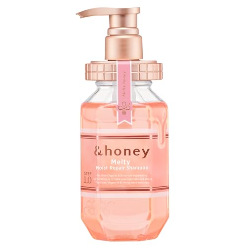 &honey Melty Moist Repair Hair Shampooing Pump 440 ml Step1.