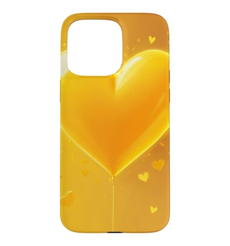 Ballon Miel Jaune Coeur Amour Saint Valentin Coque pour iPho