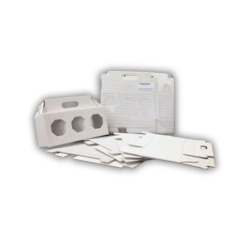 APICOLTURA.COM Boîte blanche pour 3 pots de 250 g de miel (1