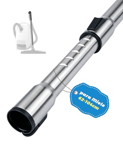 Tube télescopique en acier inoxydable 35 mm pour aspirateur