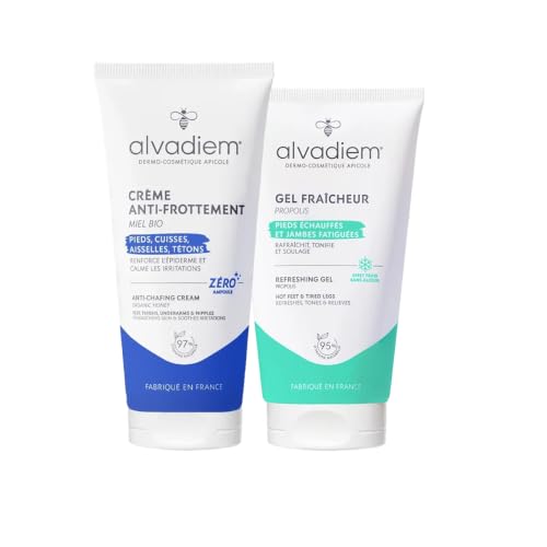 Alvadiem | Duo Sport Crème Anti-Frottement et Gel Fraîcheur