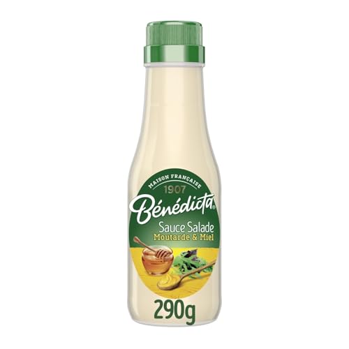 BENEDICTA - Vinaigrette Moutarde & Miel Savoureuse, Flacon V