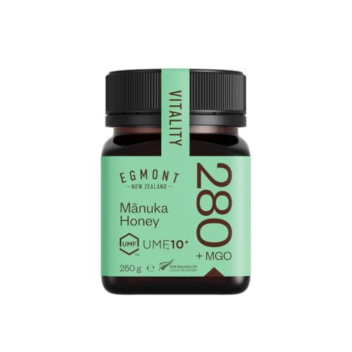 Egmont Honey Miel de Manuka 280+ MGO 10+ UMF 500g | testé en