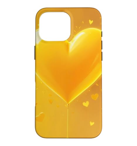 Ballon Miel Jaune Coeur Amour Saint Valentin Coque pour iPho