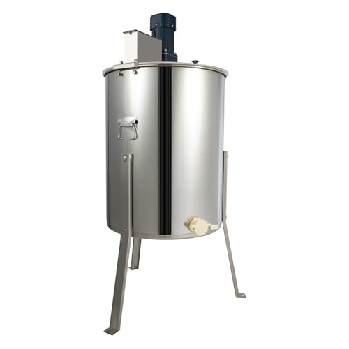 Sengfwin Extracteur de Miel Électrique 4 Cadres Centrifugeus