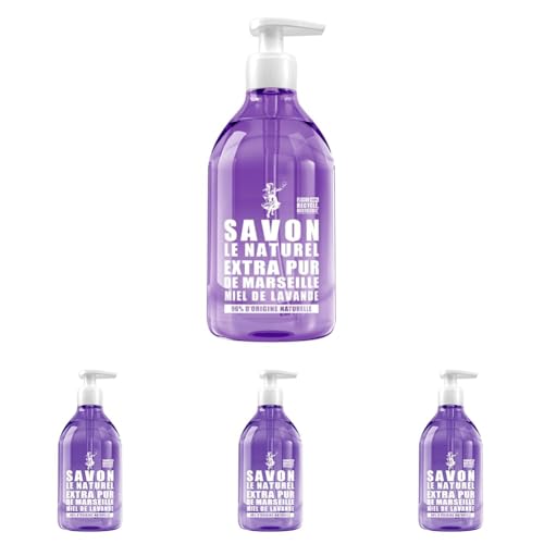 Savon Le Naturel Extra Pur de Marseille Miel de Lavande 500m