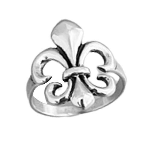 Bague en argent massif 925 Saints, bague fleur, bague fleur 
