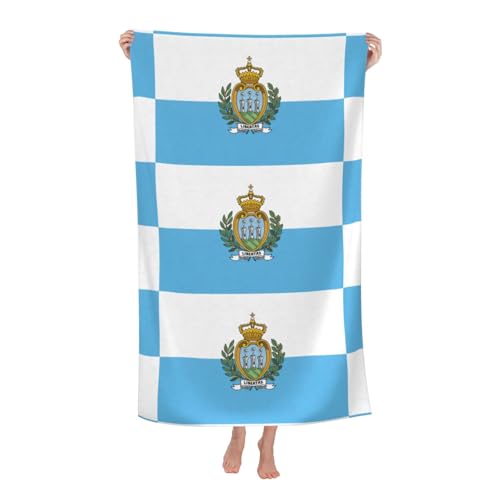 CHAbu Serviette de plage en microfibre légère à séchage rapi