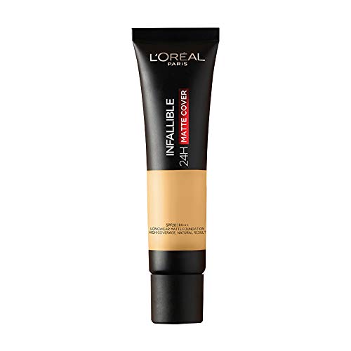LOreal Paris Fond de teint liquide, imperméable, résistant à