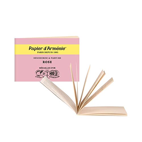 Papier dArmenie - LA ROSE - Lot de 5 Carnets