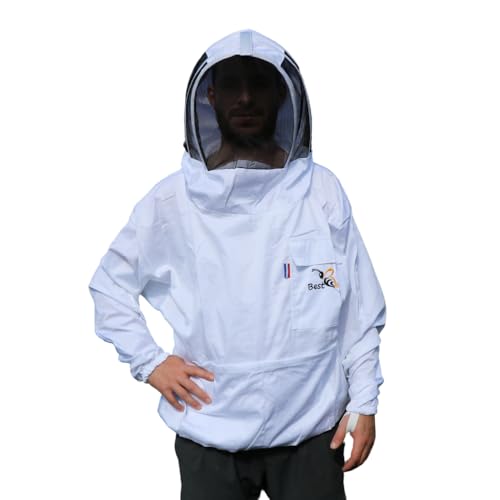 Best Bee vareuse Apiculteur en Tissu Épais et Coton de haut