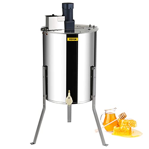 VEVOR Extracteur de Miel Électrique 4/8 Cadres Centrifugeuse