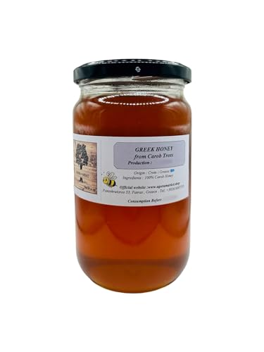 Miel Grec de Caroubiers - Qualité Supérieure - Poids net - 1