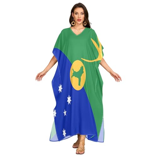 Robe de plage à manches courtes drapée lisse taille moyenne