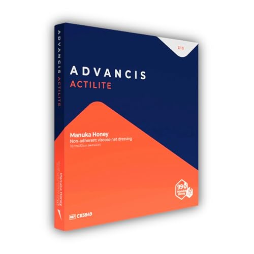 Actilite 10 x 10cm Non-Adherent Viscose Net Dressing enduit 