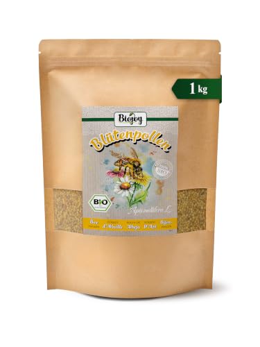 Biojoy Granulés de pollen BIO crus, pollen d’abeille à conso
