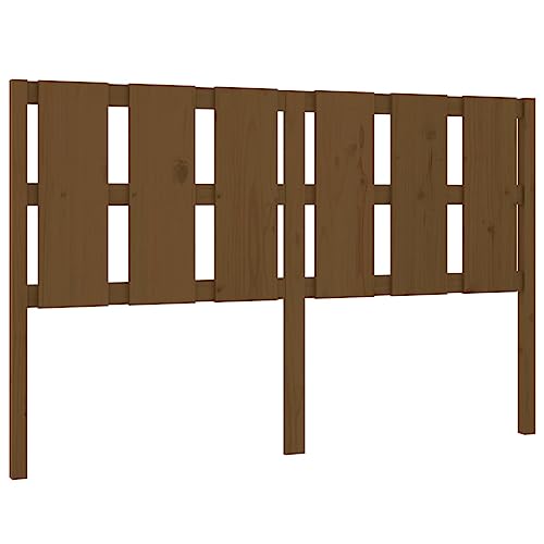 Fengshui Tête de lit en pin massif marron miel 155,5 x 4 x 1