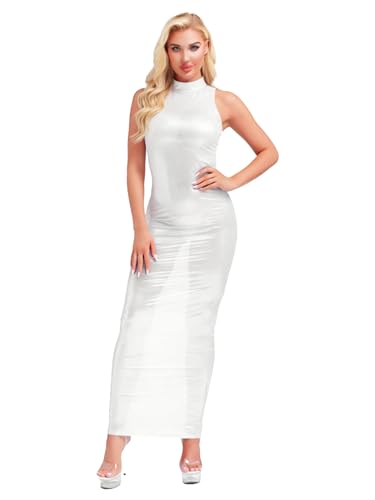 HULIJA Femme Robbe Plage Maxi Longue Transparent Party Club
