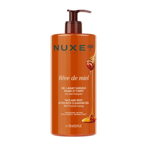 Nuxe rêve miel gel lavant surgras visage et corps 750ml
