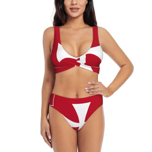 Maillot de bain deux pièces push-up avec coussinets amovible