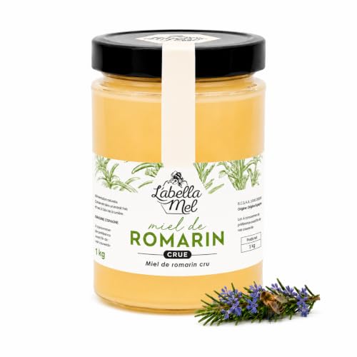 Labella Mel - Miel de romarin cru - Miel naturel récolté en
