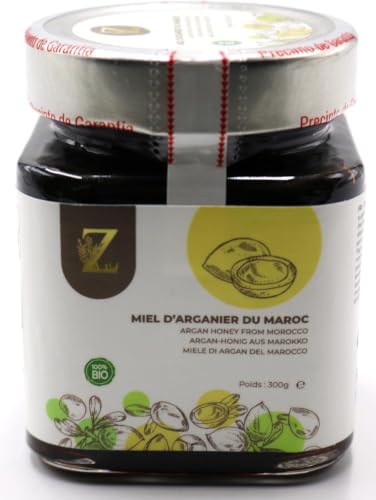 Miel d'Arganier du Maroc Pot de 300 g Recueilli Au Maroc - D