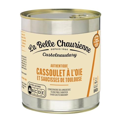 LA BELLE CHAURIENNE Cassoulet au confit doie en boîte métal