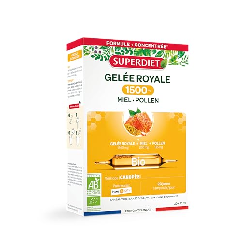 Gelée Royale Bio 1500mg - 20 Ampoules