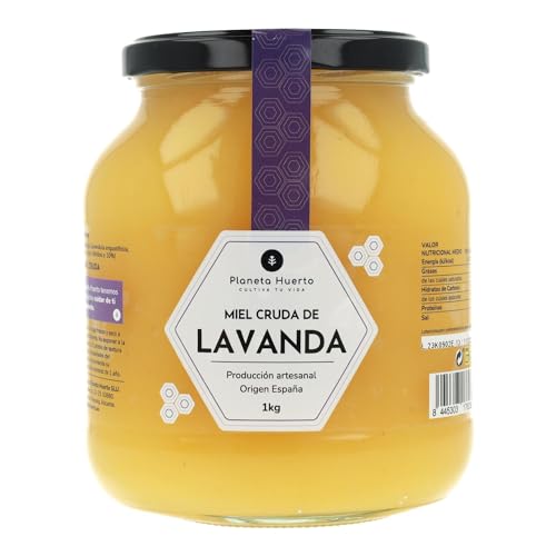 PLANETA HUERTO | Miel Crue de Lavande 1 Kg, Miel Artisanale 