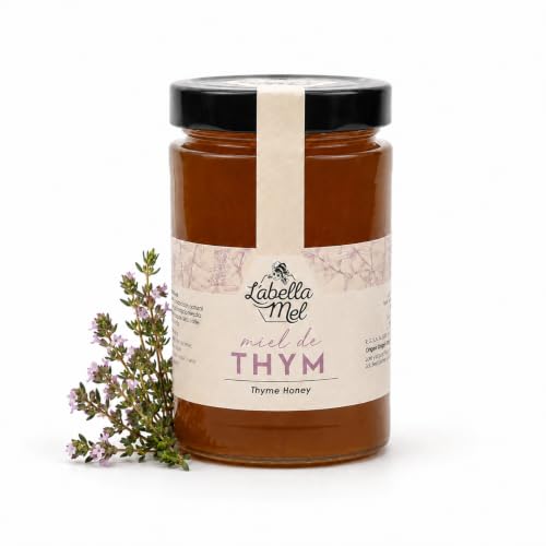 LAbella Mel - Miel de Thym 100% Naturel | Miel dabeille pur 