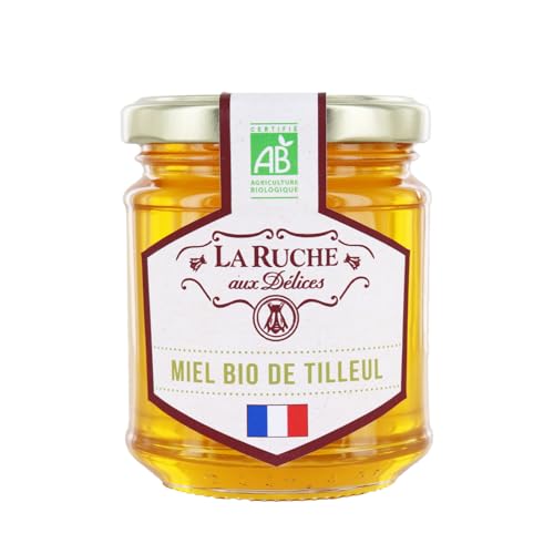Miel de Tilleul Bio de France - Pot de 250g - Saveur Typée e