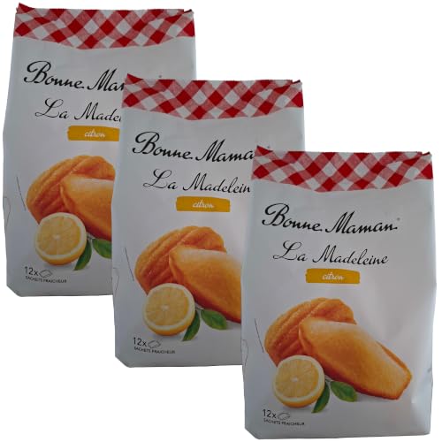 BONNE MAMAN - Madeleine Citron 300G - Trois Articles