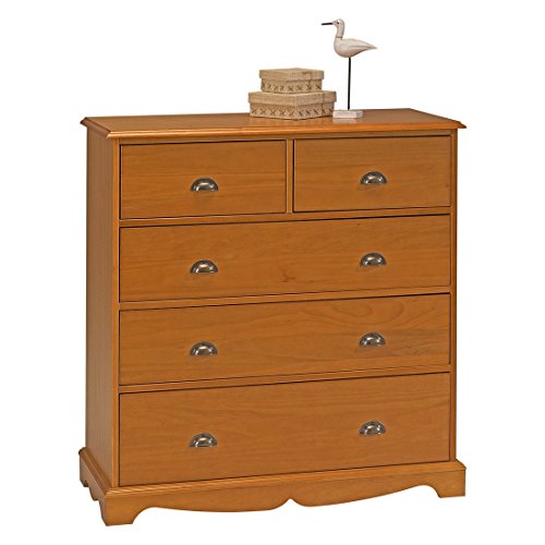 Beaux Meubles Pas Chers Commode Pin Miel de Style Anglais 5 