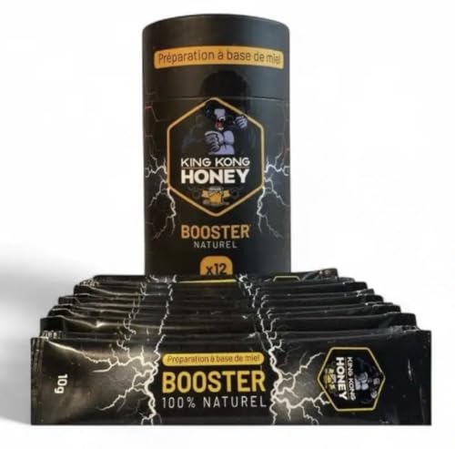 King Kong Honey : Miel Énergisant Premium pour Sportifs, Lot
