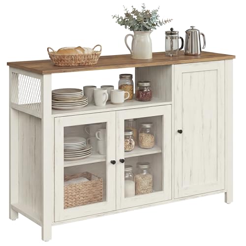 VASAGLE Meuble de Rangement, Buffet, Armoire de Cuisine, Pla