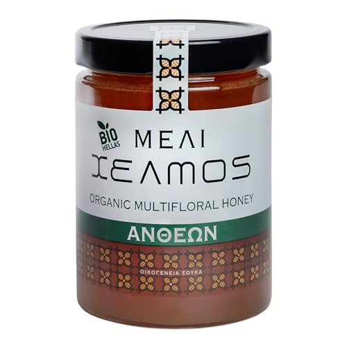 Helmos Miel de Fleurs Grec Biologique Bio 800 g