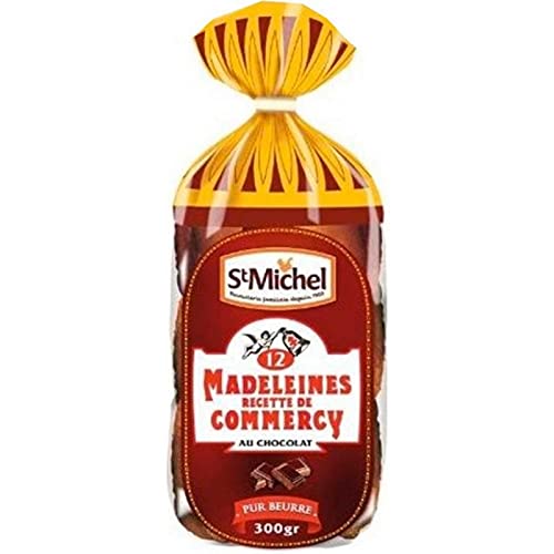 St Michel Madeleines de Commercy au Chocolat 300g (lot de 3)