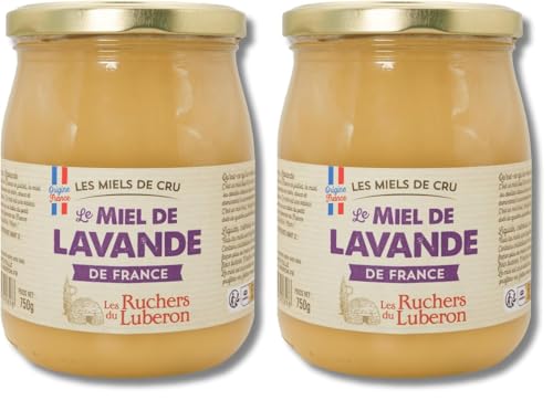 Les Ruchers du Luberon - Miel Lavande de France 750 g - Miel