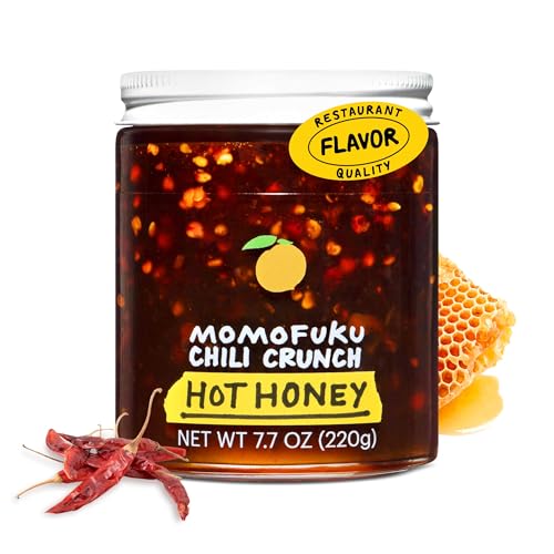 Momofuku David Chang Hot Honey Chili Crunch Huile avec miel