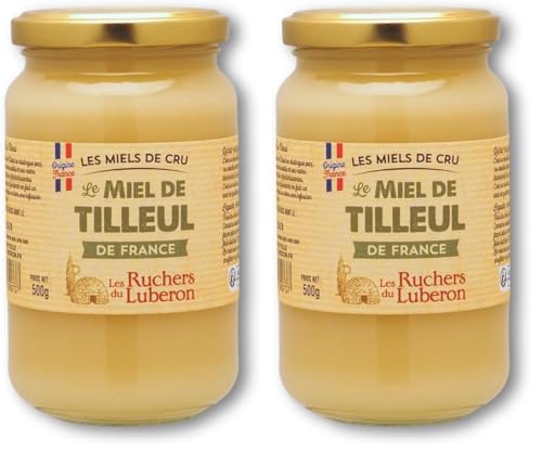 Les Ruchers du Luberon - Miel de Tilleul 500 g - Miel de Cru