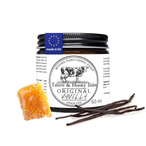 Original Tallow & Honey Balm Vanilla 60 ml, Crème au Suif de