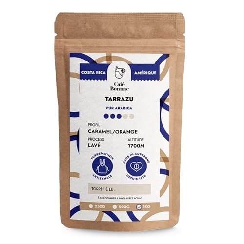 Café Bonnac - Café Moulu Costa Rica Tarrazú 1kg | 100% Arabi