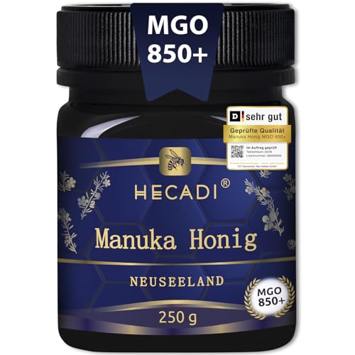 Miel de Manuka 850+ MGO Hecadi Original Miel Manuka de Nouve