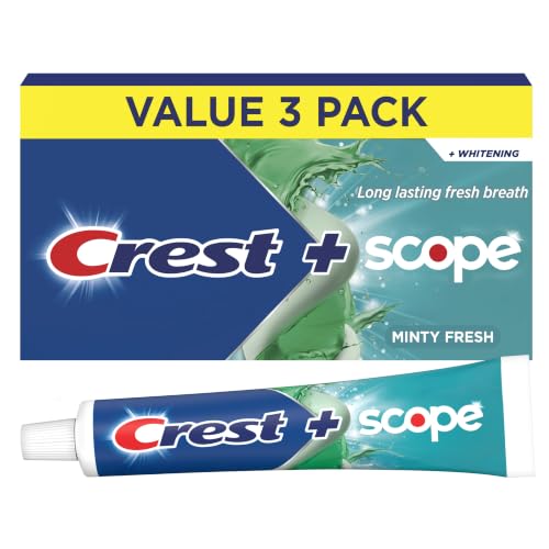 Crest Complete Whitening + Scope Toothpaste, Minty Fresh, 6.