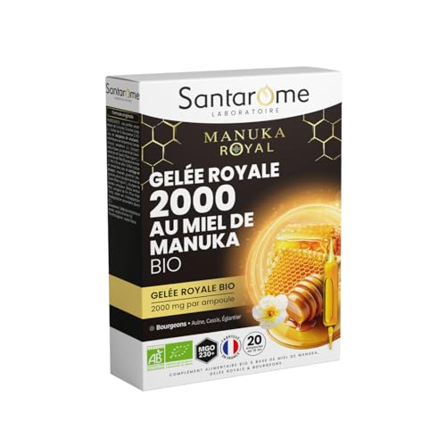 SANTAROME Gelée Royale 2000 Bio au Miel de Manuka - Immunité
