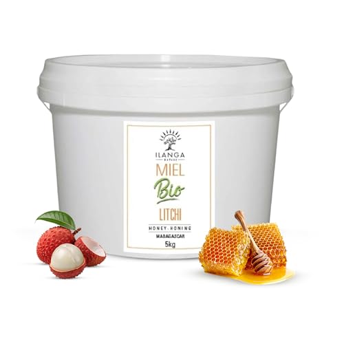 Ilanga Nature - Miel de Litchi BIO - 100% pur - Seau de Miel